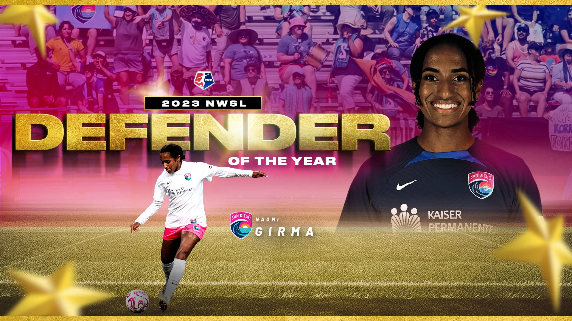 San Diego Wave FC Centerback Naomi Girma Named 2023 NWSL Defender of